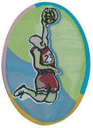 Športové nažehľovacie etikety - basketbal